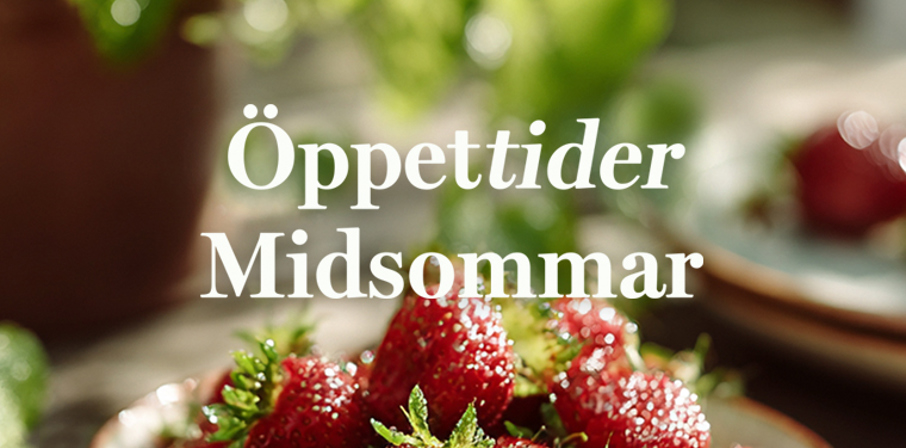 Hemsidan Midsommar Öppet26